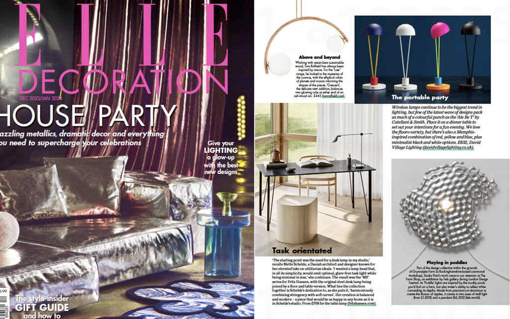 Elle Decoration: Loer Crescent Pendant – Tom Raffield