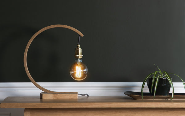 Hanter Table Light and LED bulb | Tom Raffield